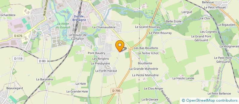 localisation de l'entreprise ATDEV  DOL-DE-BRETAGNE