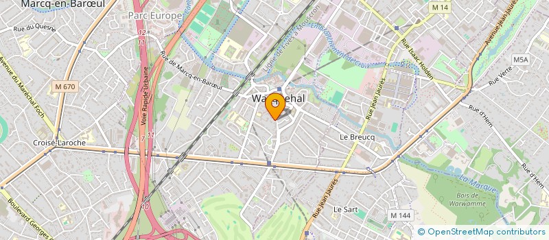 localisation de l'entreprise ATDM à WASQUEHAL