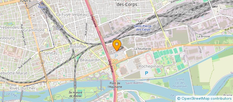 localisation de l'entreprise ATDSP à SAINT-PIERRE-DES-CORPS