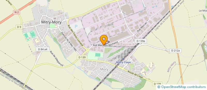 localisation de l'entreprise ATDV à MITRY-MORY