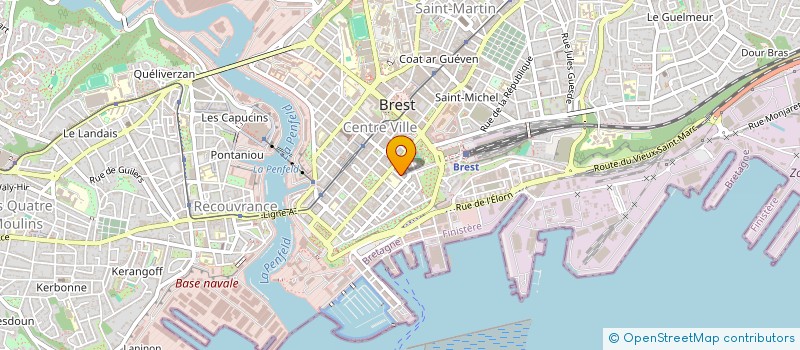 localisation de l'entreprise ATE à BREST
