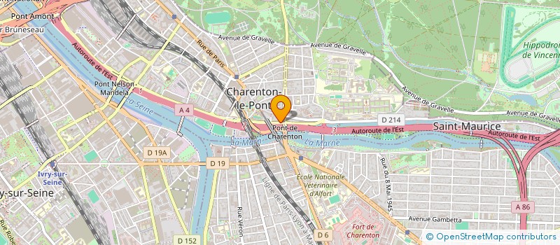 localisation de l'entreprise ATE CONSULTING  CHARENTON-LE-PONT