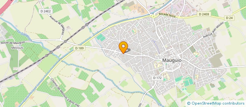 localisation de l'entreprise ATE IMMO  MAUGUIO