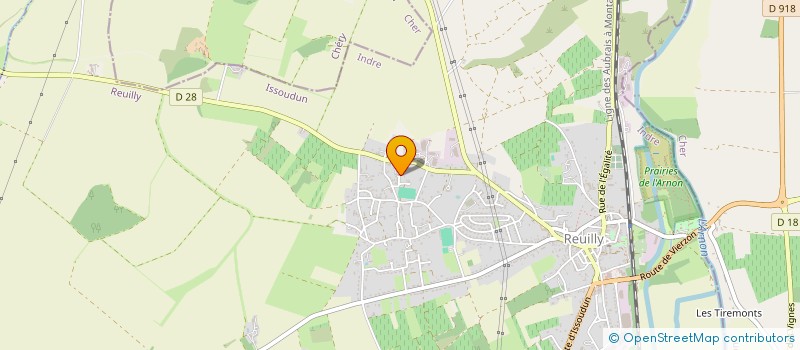 localisation de l'entreprise ATE INVEST à REUILLY