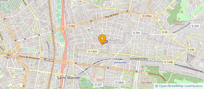 localisation de l'entreprise ATE ISOLEO FRANCE à MONTREUIL