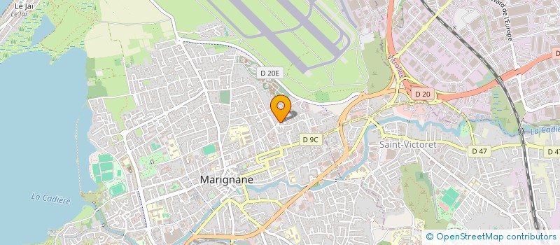 localisation de l'entreprise ATE METALLIQUES à MARIGNANE