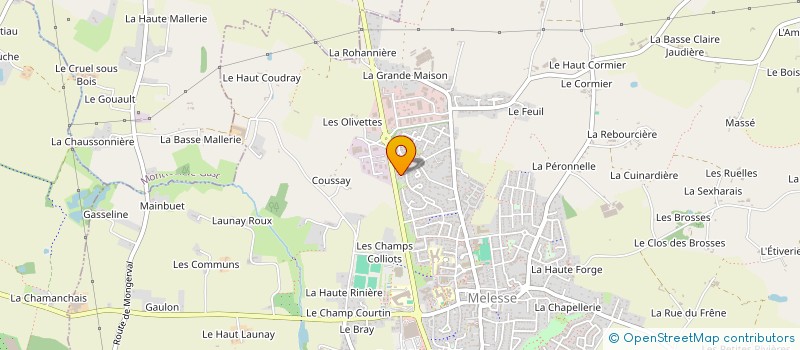 localisation de l'entreprise ATE NEO NOMAD  MELESSE
