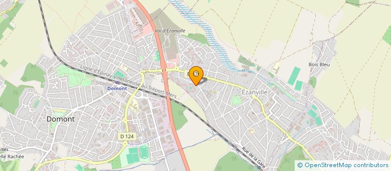 localisation de l'entreprise ATE RU 2 VAUX  EZANVILLE