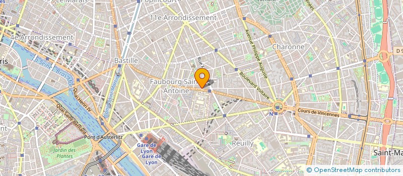 localisation de l'entreprise ATE TRANSPORT ECONOMIQUE à PARIS 11