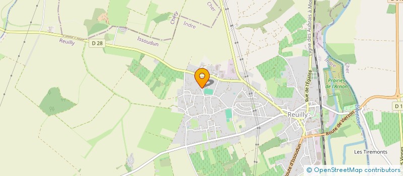 localisation de l'entreprise ATE TRANSPORTS SERVICES à REUILLY