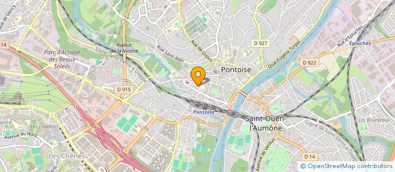 localisation de l'entreprise ATEA à PONTOISE