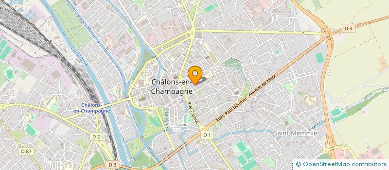 localisation de l'entreprise ATEA  CHALONS-EN-CHAMPAGNE