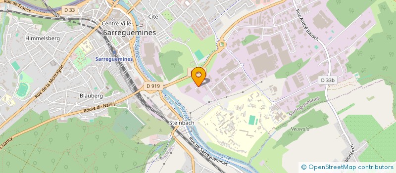 localisation de l'entreprise ATEA CANNES à SARREGUEMINES