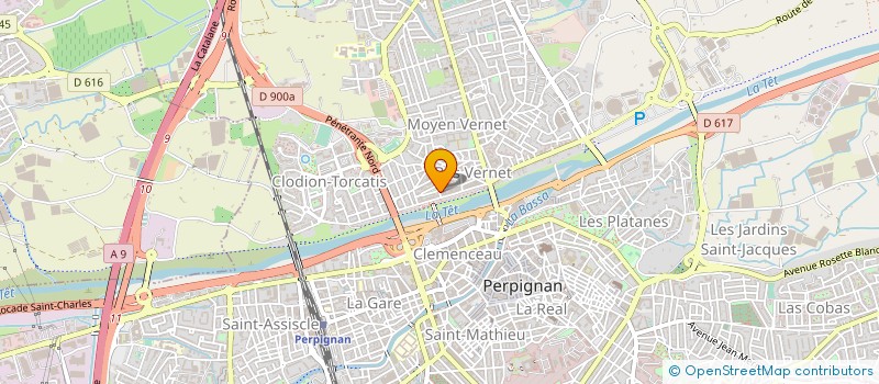 localisation de l'entreprise ATEA ORTHOPEDIE  PERPIGNAN