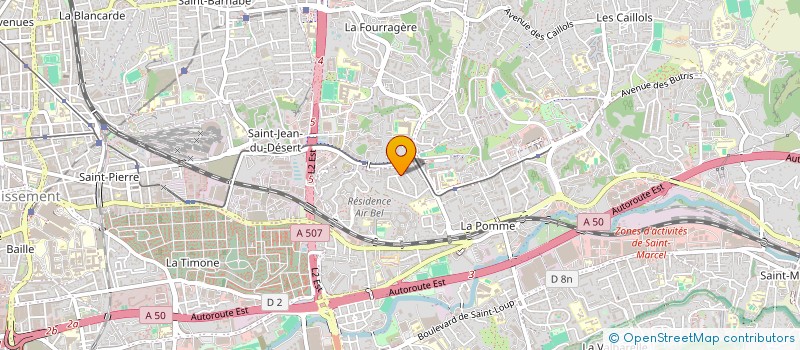 localisation de l'entreprise ATEA SEMEA à MARSEILLE