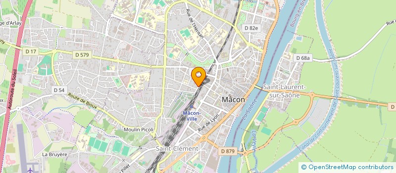localisation de l'entreprise ATEAM CONSULTING à MACON