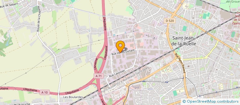 localisation de l'entreprise ATEAM-IMMOBILIER  SAINT-JEAN-DE-LA-RUELLE