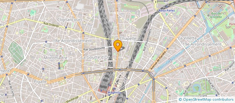 localisation de l'entreprise ATEAM SAS  PARIS