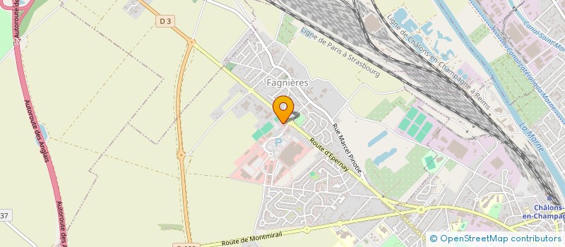 localisation de l'entreprise ATEBAT à FAGNIERES