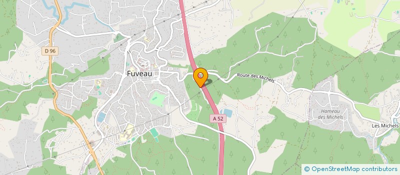 localisation de l'entreprise ATEC à FUVEAU