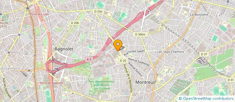 localisation de l'entreprise ATEC AGENCE TRAVAUX ECOLOGIE CONFORT à MONTREUIL