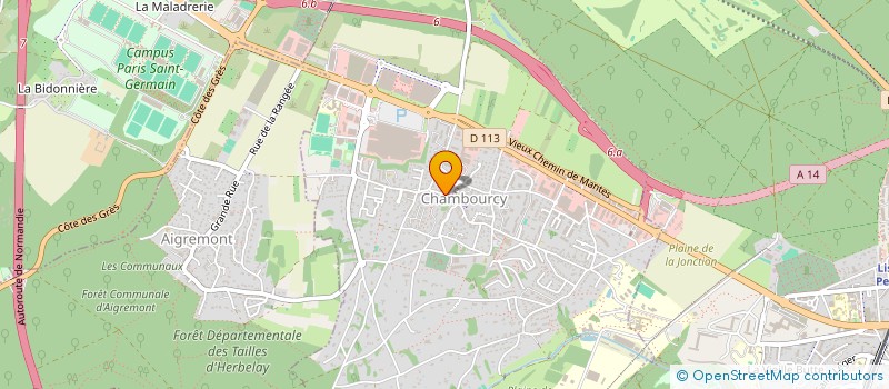 localisation de l'entreprise ATEC INGENIERIE SARL  CHAMBOURCY