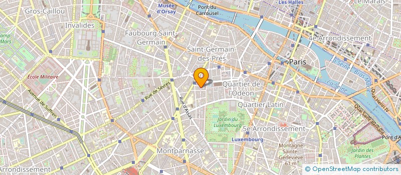localisation de l'entreprise ATEC TRAVAIL ESPACE CREATION à PARIS