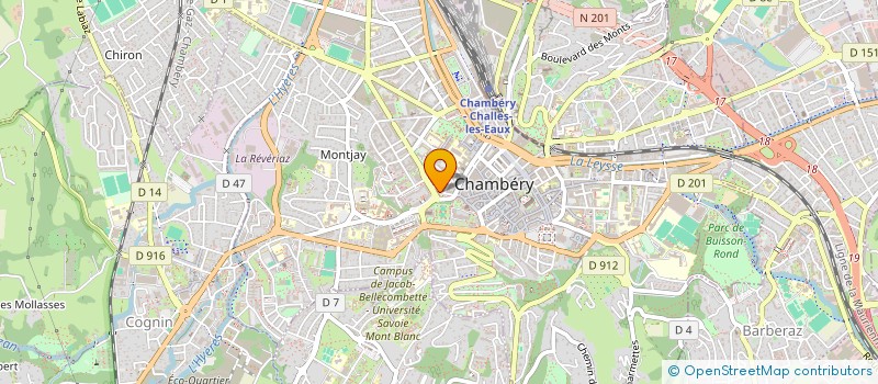 localisation de l'entreprise ATEC25 HOLDING  CHAMBERY