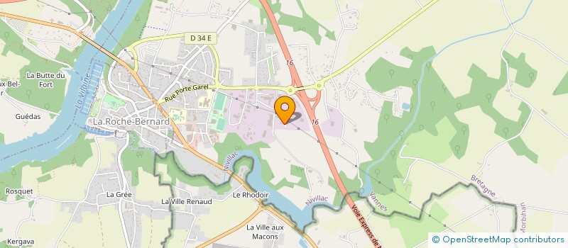 localisation de l'entreprise ATEC33 à NIVILLAC