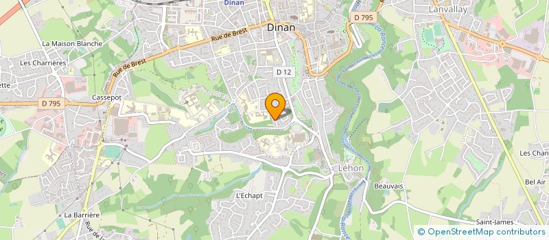 localisation de l'entreprise ATECAB  DINAN