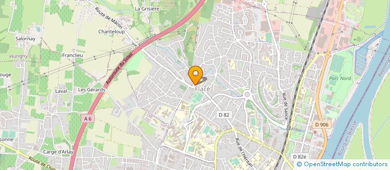 localisation de l'entreprise ATECC à MACON