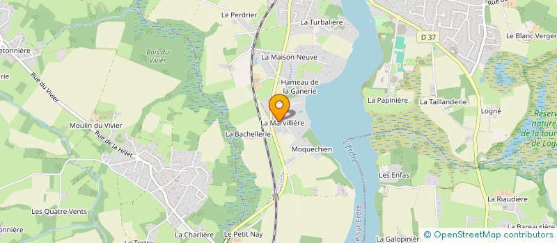 localisation de l'entreprise ATECC EXPERTISES à SUCE-SUR-ERDRE