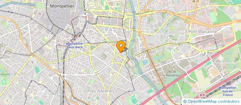 localisation de l'entreprise ATECHNOLOGIE à MONTPELLIER