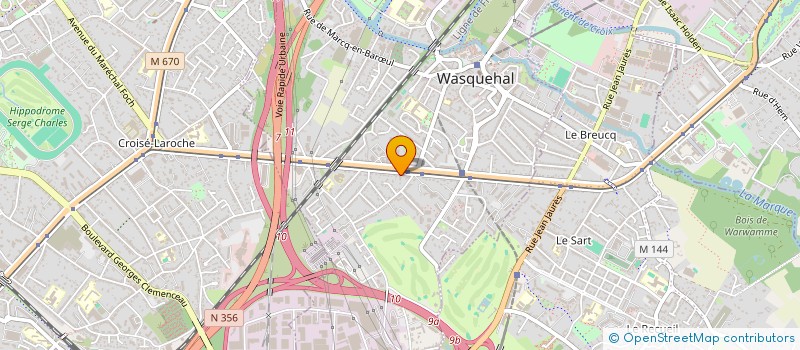localisation de l'entreprise ATECNA FINANCE à WASQUEHAL