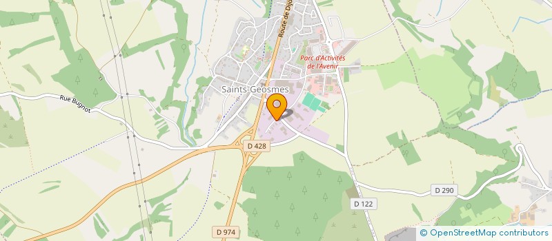localisation de l'entreprise ATEEC à SAINTS-GEOSMES