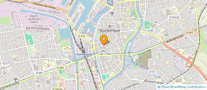 localisation de l'entreprise ATEF &OTMAN à DUNKERQUE