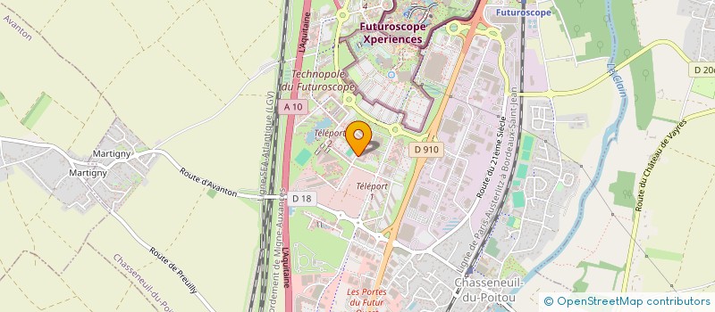 localisation de l'entreprise ATEGIE à MIGNE-AUXANCES