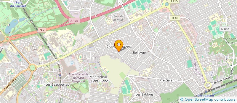 localisation de l'entreprise ATEHNA à VILLEPINTE