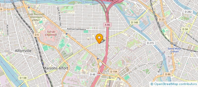 localisation de l'entreprise ATEIS à MAISONS-ALFORT