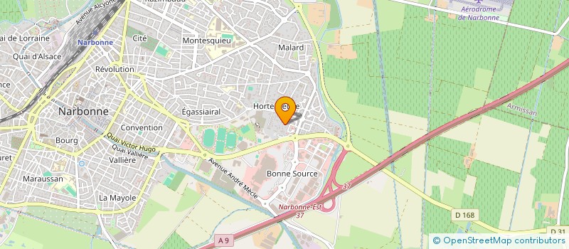 localisation de l'entreprise ATEK DUNIS à NARBONNE