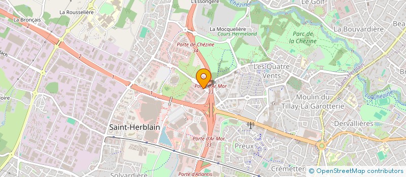 localisation de l'entreprise ATEK INGENIERIE  SAINT-HERBLAIN