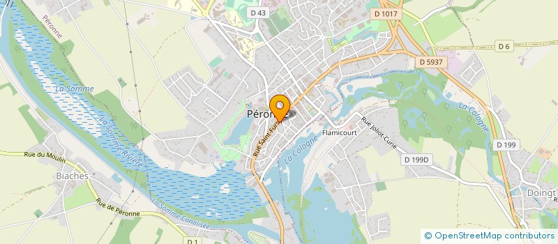 localisation de l'entreprise ATEK RUDY à PERONNE
