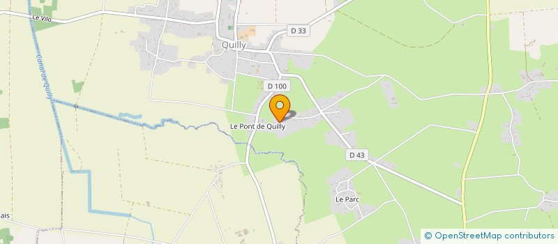 localisation de l'entreprise ATEK SECURITE  QUILLY