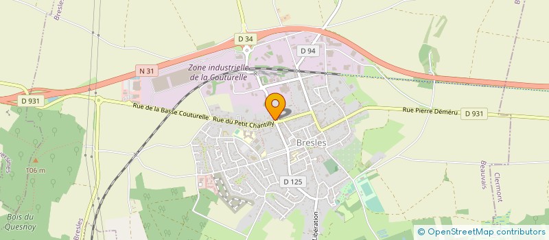 localisation de l'entreprise ATEL CONSTRU MECANIQ DE L OISE à BEAUVAIS