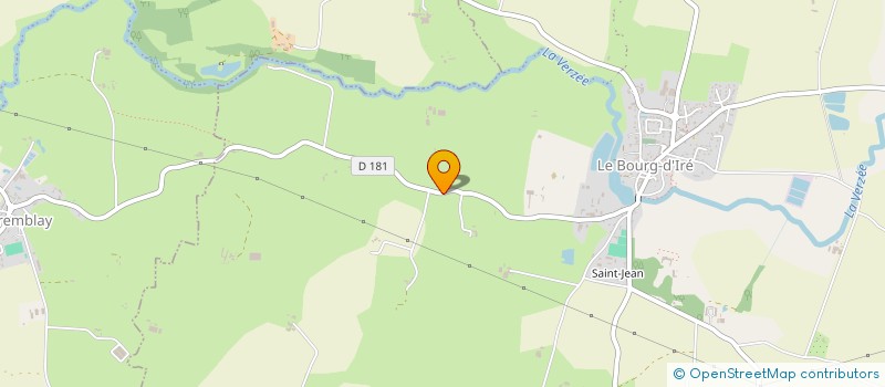 localisation de l'entreprise ATEL DE DEBITS ET SECHAGES DE LA VERZEE à SEGRE-EN-ANJOU BLEU
