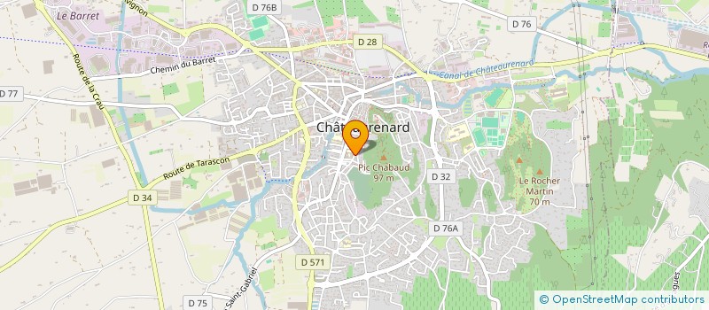 localisation de l'entreprise ATEL ECOLE RESTAUR OEUVRES PICTURALES à CHATEAURENARD