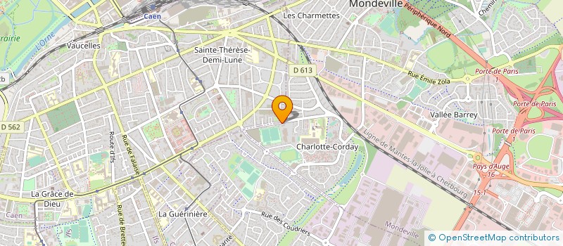 localisation de l'entreprise ATEL MONDEVILLAIS CONSTRS METALLIQUE à MONDEVILLE