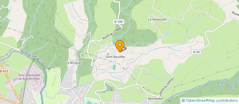 localisation de l'entreprise ATEL MONTAGNE NOIRE INSERTION HANDICAPES à PONT-DE-L ARN