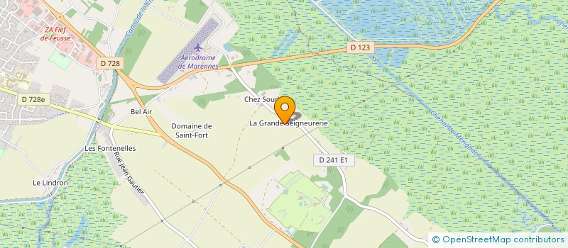 localisation de l'entreprise ATEL REPAR CONST AERON ANDRIEU PLOUCHARD à SAINT-JUST-LUZAC