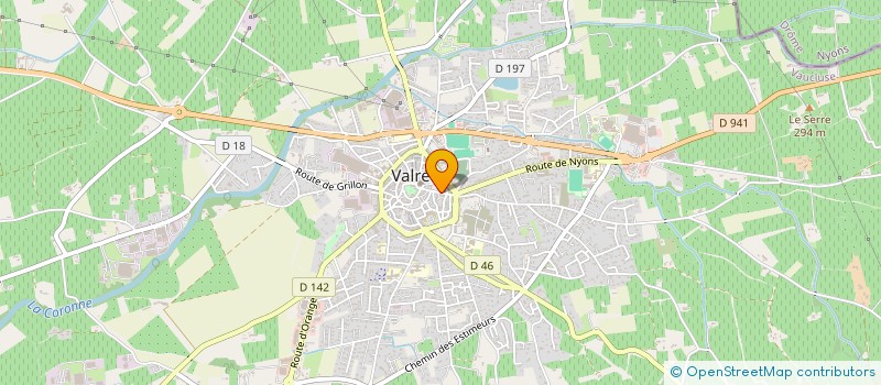 localisation de l'entreprise ATELAB à VALREAS